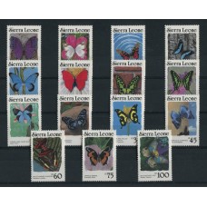 SIERRA LEONE FLORES MARIPOSAS 2 SERIES COMPLETAS DE ESTAMPILLAS NUEVAS MINT Yv 794/805 y 806/08 CORRELATIVAS RARAS 55 Euros